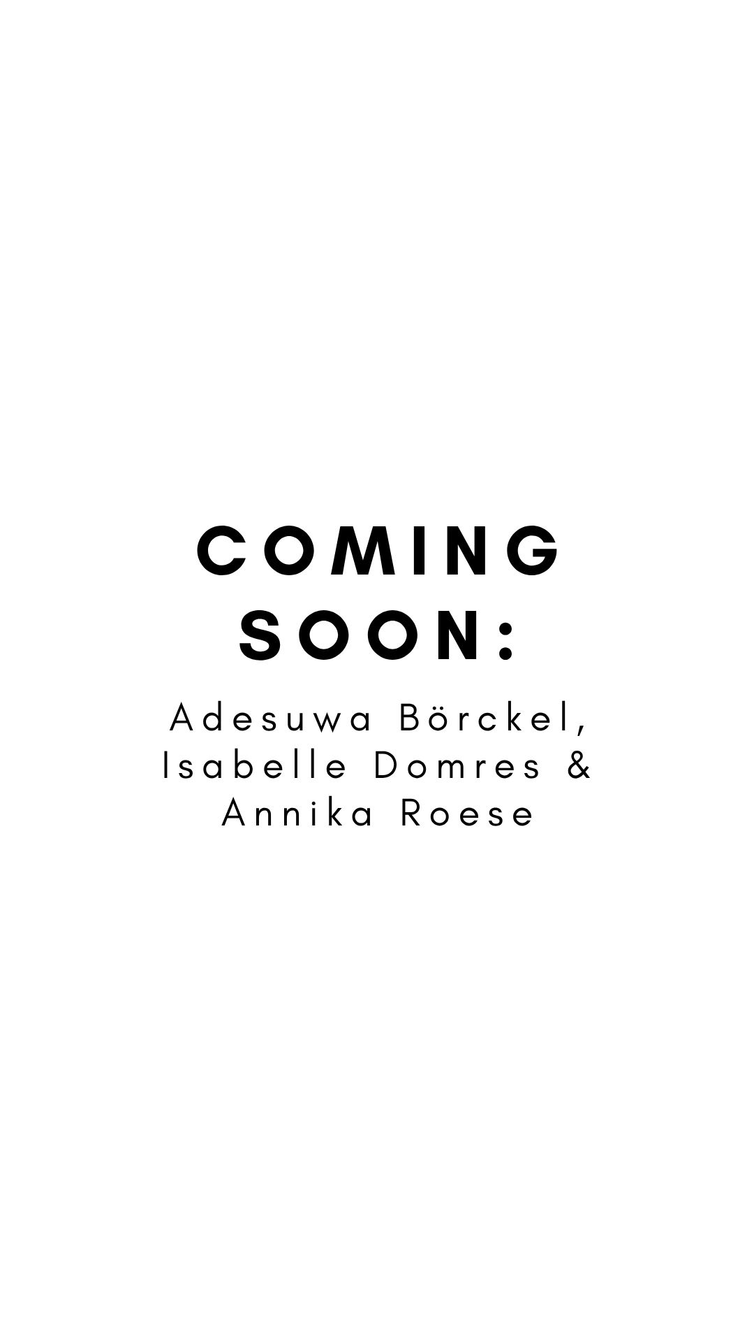 Coming soon